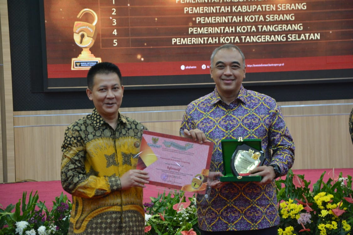 Penganugerahan Keterbukaan Informasi Publik Komisi Informasi Provinsi Banten Tahun 2022